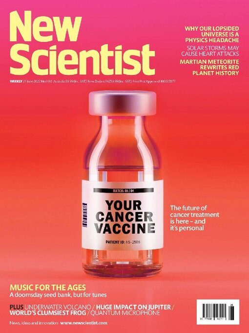 Title details for New Scientist Australian Edition by New Scientist Ltd - Wait list